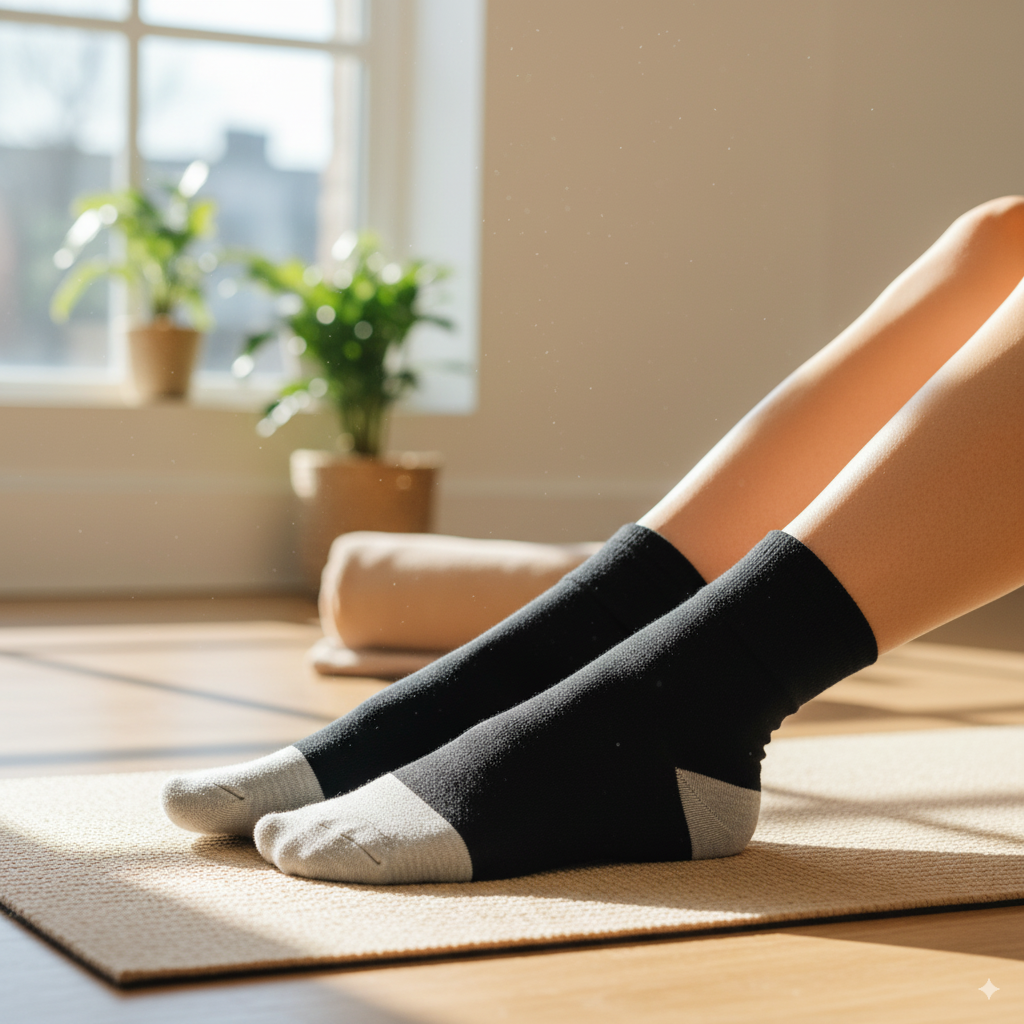 Bamboo Charcoal Anti-Odor Series Wide Mouth Socks - X Badger Store