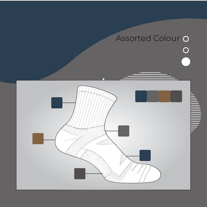 AirFlow Comfort ArchFit Ankle Socks - X Badger Store