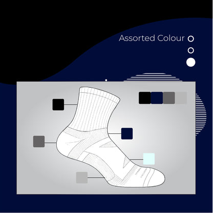 AirFlow Comfort ArchFit Ankle Socks - X Badger Store