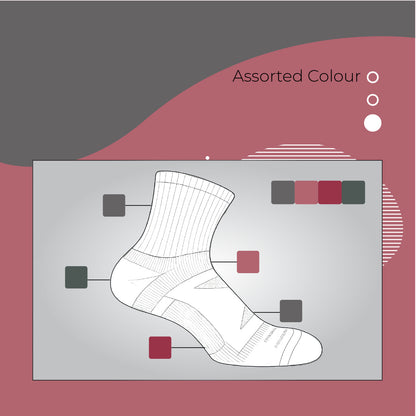 AirFlow Comfort ArchFit Ankle Socks - X Badger Store