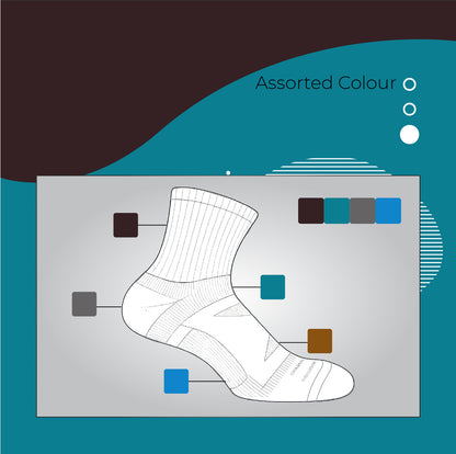 AirFlow Comfort ArchFit Ankle Socks - X Badger Store