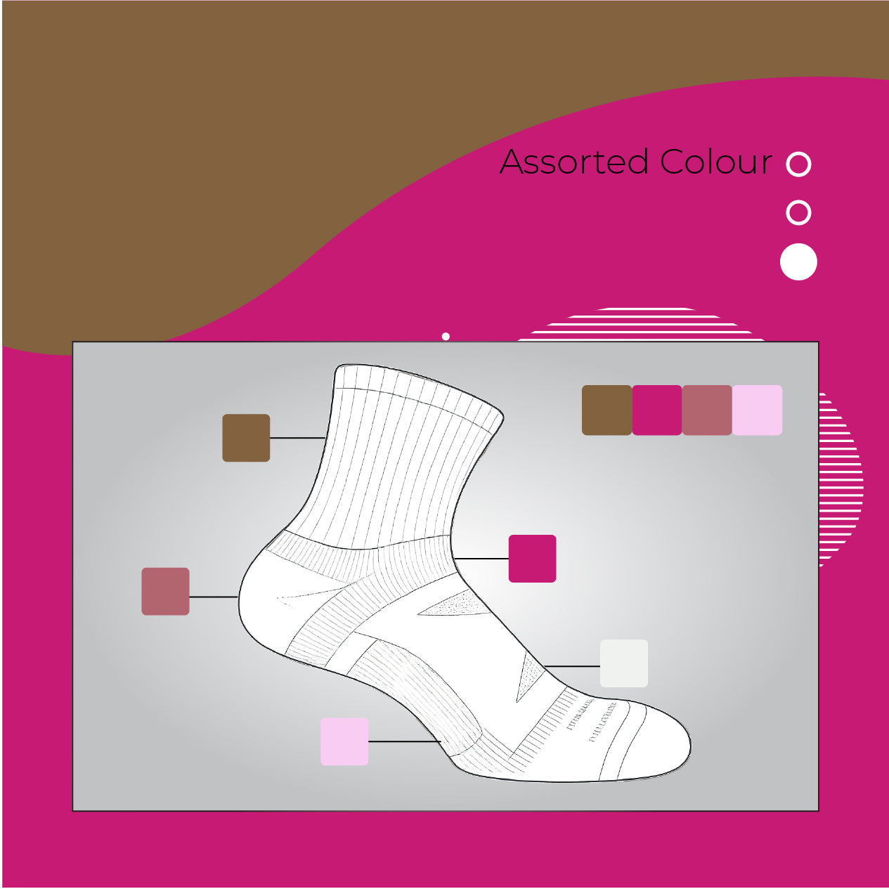 AirFlow Comfort ArchFit Ankle Socks - X Badger Store