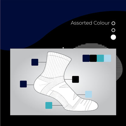 AirFlow Comfort ArchFit Ankle Socks - X Badger Store