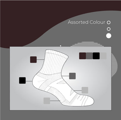 AirFlow Comfort ArchFit Ankle Socks - X Badger Store