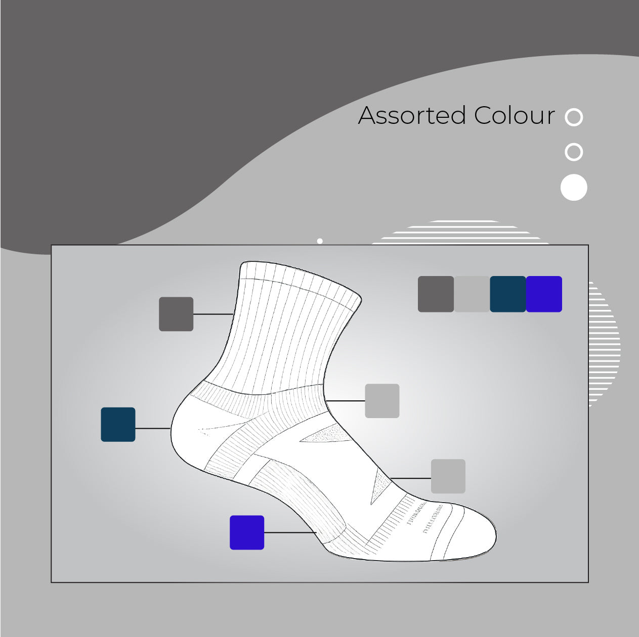 AirFlow Comfort ArchFit Ankle Socks - X Badger Store